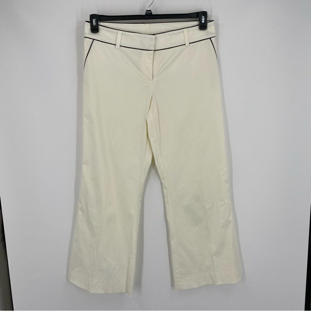 S&D Women’s High Rise Flare Leg White Dress Pants size 12